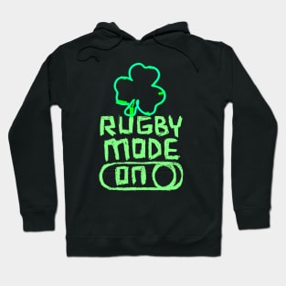 Irish Rugby Mode ON with Shamrock Hoodie
